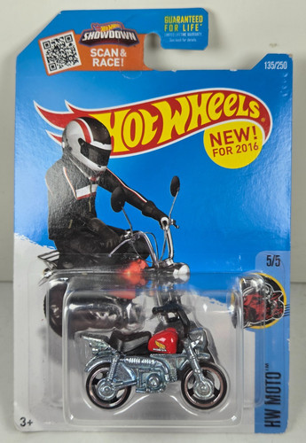 Hot wheels red honda monkey - hot,