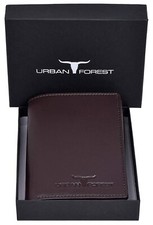 New Premium Quality Bi-fold Leather Wallet Men Brown