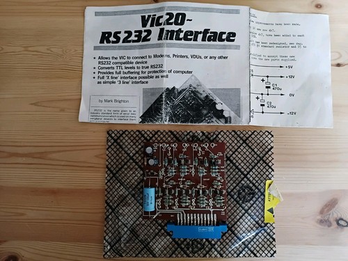 Commodore vic20 rs232 - commodore,