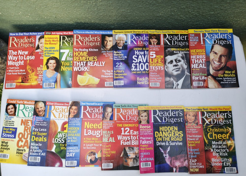 Readers digest magazines - readers,