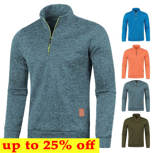 Mens high neck - neck, blouse