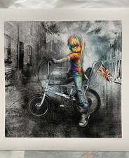 Craig Everett Rare 'Born to Be Wild' SOLD OUT Retro, Raleigh Chopper Urban Art