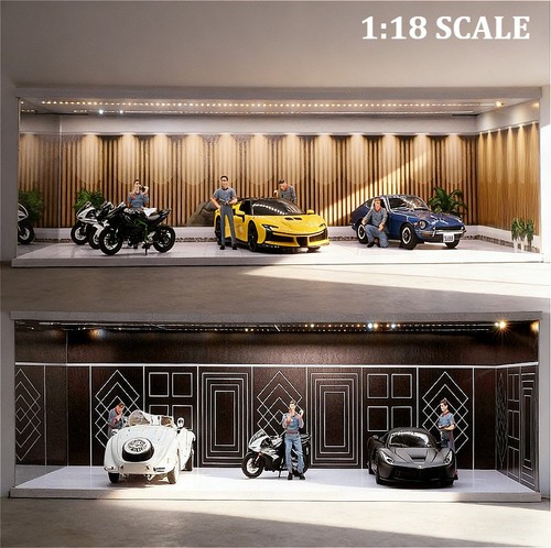Diorama garage model - garage,