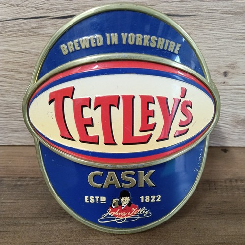 Vintage brass tetley - tetley's, cask