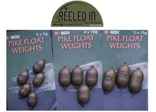 E-sox Pike Float Weights -