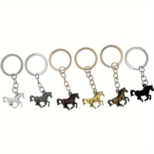 Horse bag charm - keyrings, metal