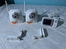 VTech VM321 2 CAM Color Safe Sound Night Vision Video Baby Monitor 1000ft Range