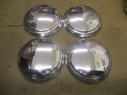 Chrome hub caps set - 4, 8.5
