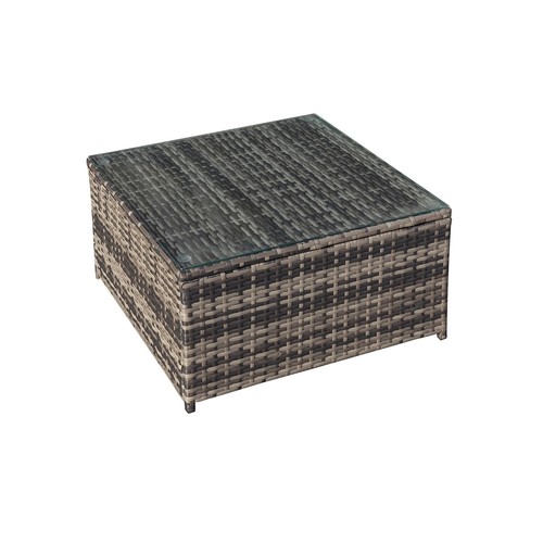 Malta rattan coffee table - coffee, in