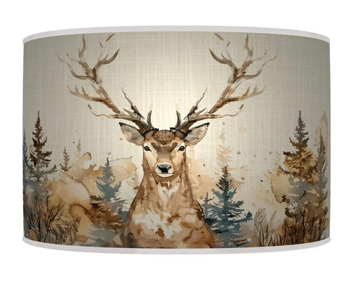 Deer stag lampshade pendant - deer,