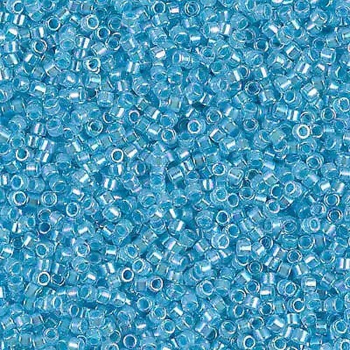 Lined sky blue miyuki - sky,