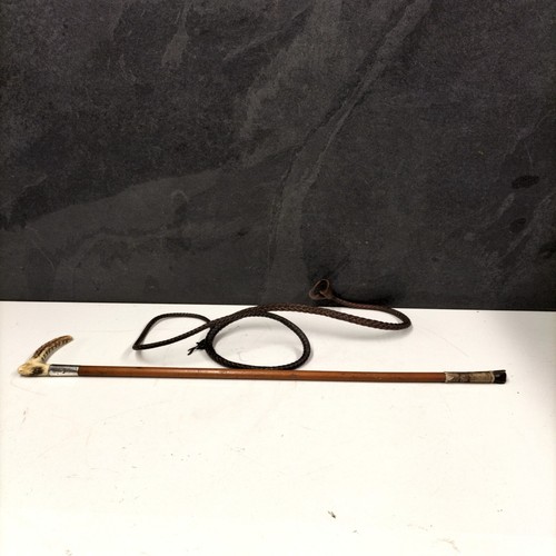 Antique hunting crop - crop, whip