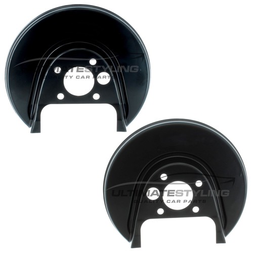 Rear brake disc dust - brake,