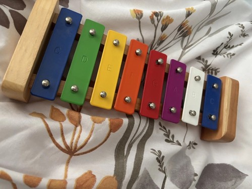 Xylophone rainbow metal - xylophone, (