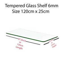 6mm Clear Tempered Glass Shelf