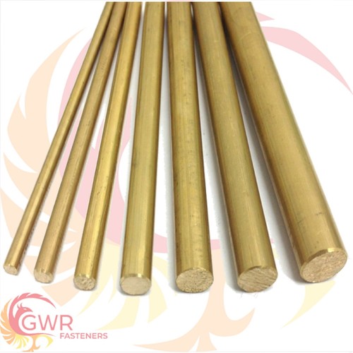 Solid brass round - bar, /