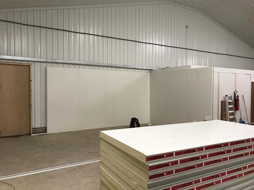 New cold room panels - new,