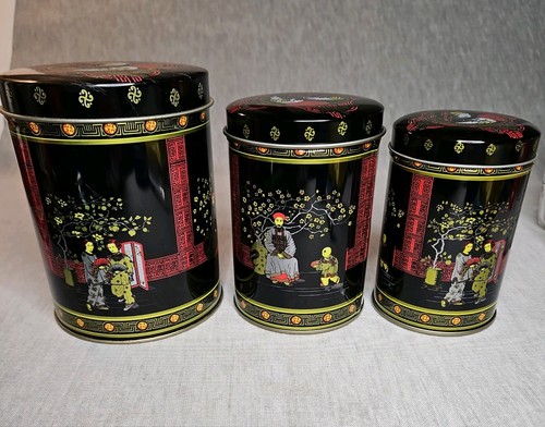 Set chinese tins 5 3 - chinese, tins.