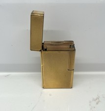 St Dupont Gold-Plated Vintage Cigarette Lighter Made in France