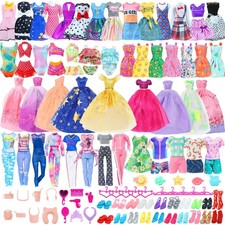 50Pcs Barbie Doll Clothes