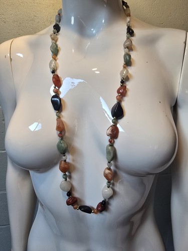 Vintage agate beggar beads - beggar,
