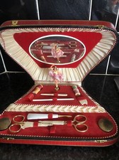 Vintage Musical Sewing Box
