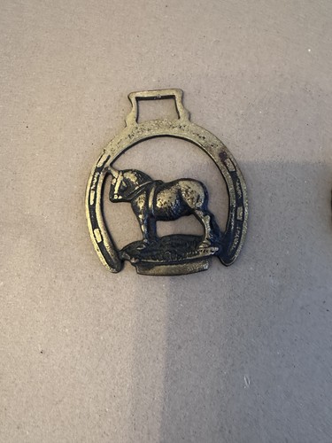 Vintage horse brass - horse,