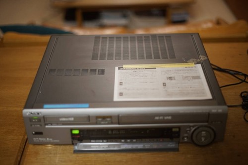 Sony vhs hi8 double deck - vhs,