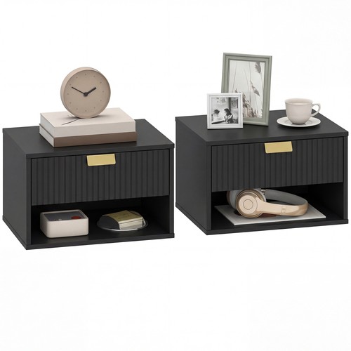 Homcom floating bedside tables - homcom,