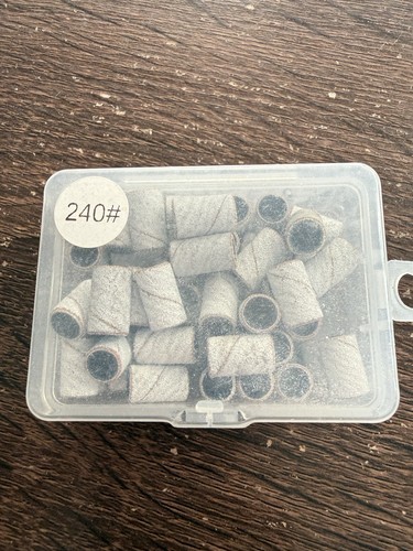240 grit file sanding bands - grit, e