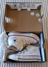 Converse Chuck Taylor All Star Classic High-Top Boot - White - Size Infant UK 6