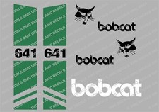 BOBCAT 641 SKID STEER DECAL STICKER SET