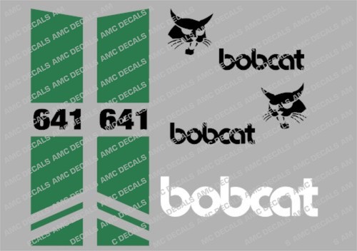 Bobcat 641 skid steer decal - 641,