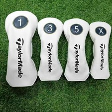 New Style White Taylormade Driver Fairway Wood Hybrid Cover Golf Head Cover 135X