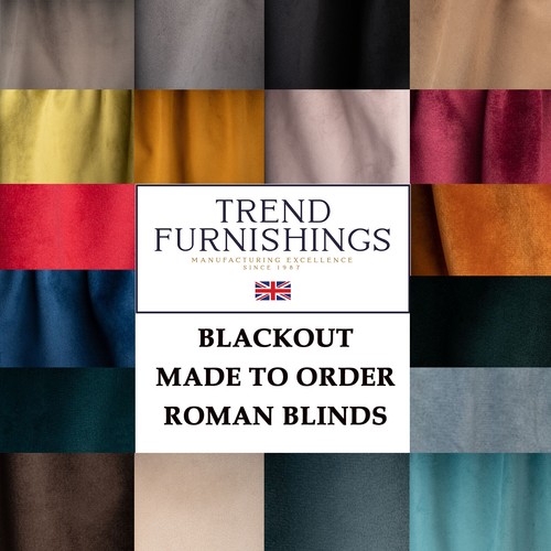 Velvet roman blinds - roman, made