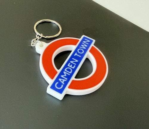 Camden town tube station sign - town,