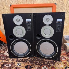 Matched Pair 2x Vintage Technics SB-X500 Honeycomb Disc Japan Hifi Speakers