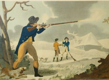 Snipe Shooting Hunting Scene