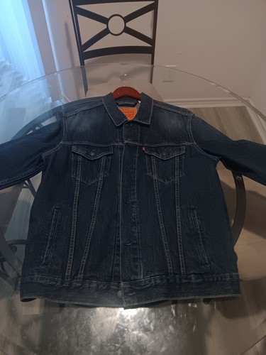 Men blue denim levi - men's, trucker
