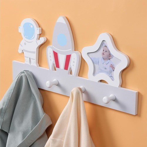 Coat rack hooks hanging - coat, wooden