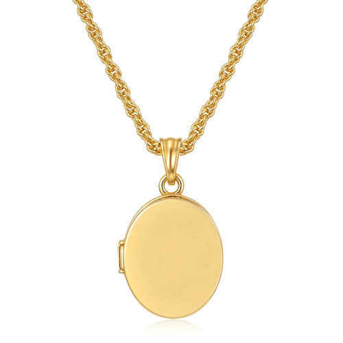 Women 9ct gold photo holder - 9ct,