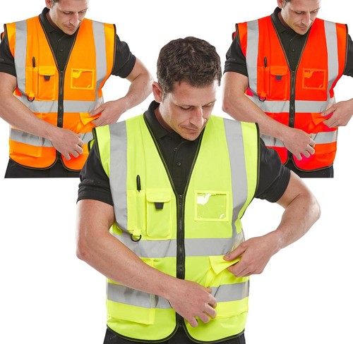 Viz executive waistcoat - hi, zip