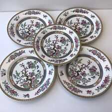 Wedgwood & Co Indian Tree Dinner Plates Antique ? c1926 x4 10 1/2" / 1x 9 1/2"