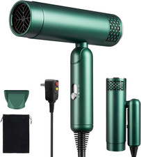 Professional Foldable Hair Dryer 1600W Ionic Travel Blow Diffuser Fast Drying 