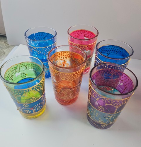 Set moroccan tea glasses - of, 6