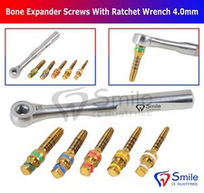 Bone Expander Kit 5 PCS Screws Dental Implant With Free Ratchet Wrench 4.0mm CE