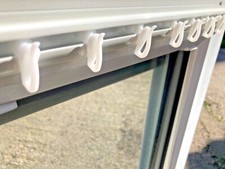 Curtain Thin Track Wall / Face Fix - Sizes 50cm to 100cm Motorhomes/Caravan SLIM