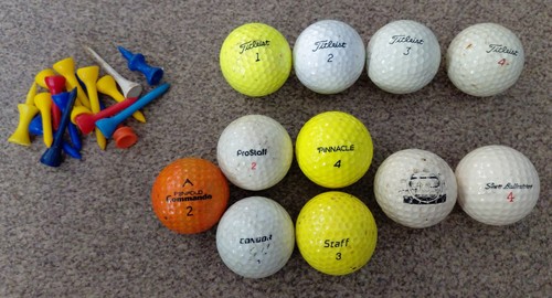 1990 used golf balls - x,