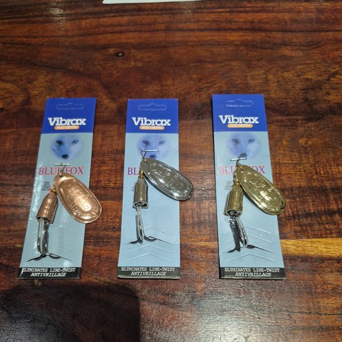 Blue fox vibrax spinners - blue,