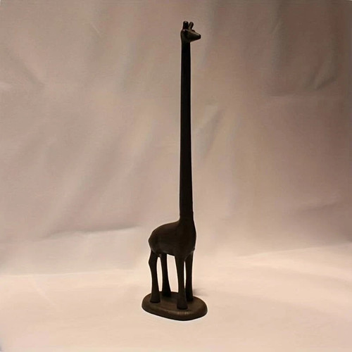 1pc metal giraffe statue - metal,